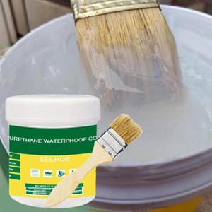 🚿 छत-दीवार की सीलन का सुपरहीरो – Transparent Waterproof Glue + Brush ✨🖌️💧
