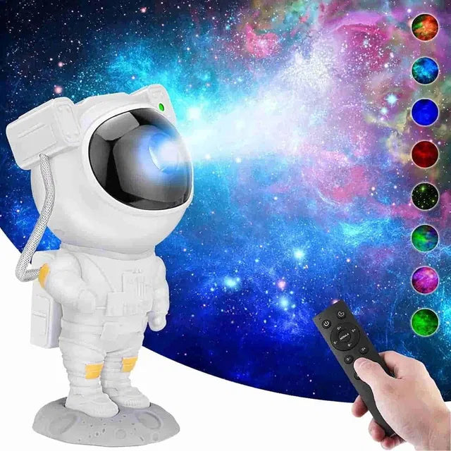 ✨ Astronaut Galaxy Projector - 360 Magnetic Head Rotation, Remote Control