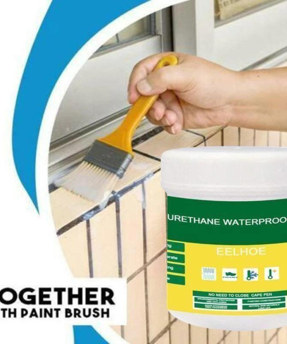 🚿 छत-दीवार की सीलन का सुपरहीरो – Transparent Waterproof Glue + Brush ✨🖌️💧